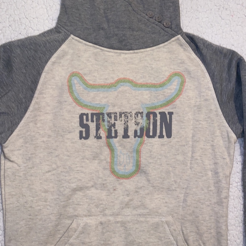 Stetson Longhorn Hoodie Size M - Picture 2 of 2
